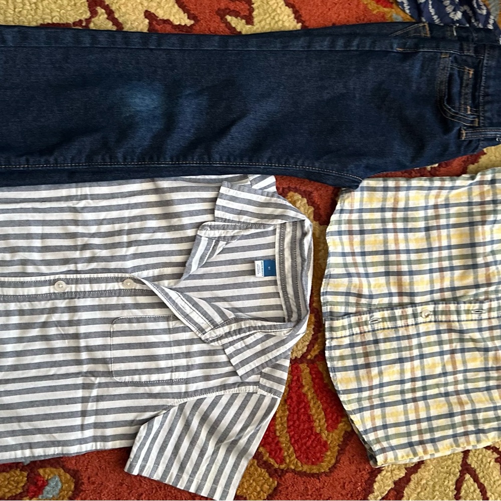 Old Navy Kids Matching Set - Navy, Gray, Yellow
